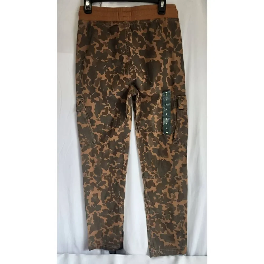 Lucky Brand Boys Cargo Pants Camouflage Size Large NWOT A9